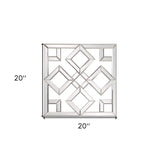 Interlocking Mirrored Squares With Lattice Design - Homeroots - Flyclothing LLC