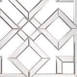 Interlocking Mirrored Squares With Lattice Design - Homeroots - Flyclothing LLC