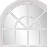 41" White Arch Framed Accent Mirror - Homeroots - Flyclothing LLC