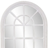 41" White Arch Framed Accent Mirror - Homeroots - Flyclothing LLC