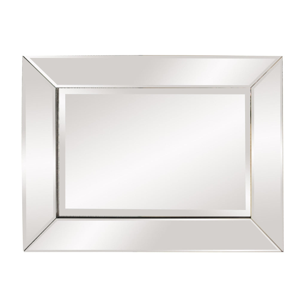 24" Clear Beveled Edge Frame Accent Mirror - Homeroots - Flyclothing LLC