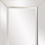 24" Clear Beveled Edge Frame Accent Mirror - Homeroots - Flyclothing LLC