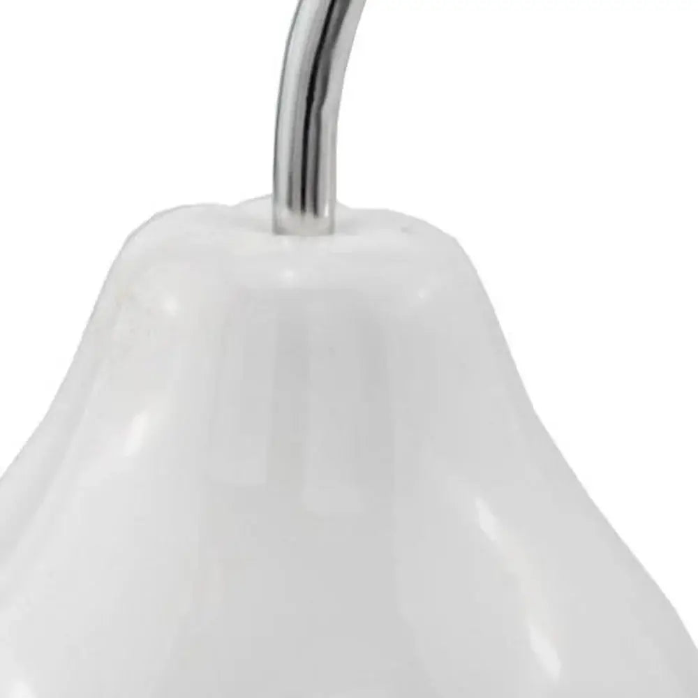 White Jumbo Pear Shaped Aluminum Accent Home Decor - Homeroots - Flyclothing LLC