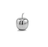 6" Silver Buffed Aluminum Decorative Apple Tabletop Sculpture - Homeroots - Flyclothing LLC