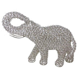 15" Silver Faux Crystal and Silver Tabletop Sculpture - Homeroots