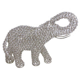 15" Silver Faux Crystal and Silver Tabletop Sculpture - Homeroots