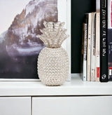 15" Silver Faux Crystal Decorative Pineapple - Homeroots - Flyclothing LLC