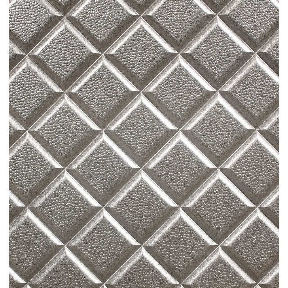 Champagne Tone Queen Bed With Padded Headboard Led Lightning 2 Drawer - Homeroots - Flyclothing LLC