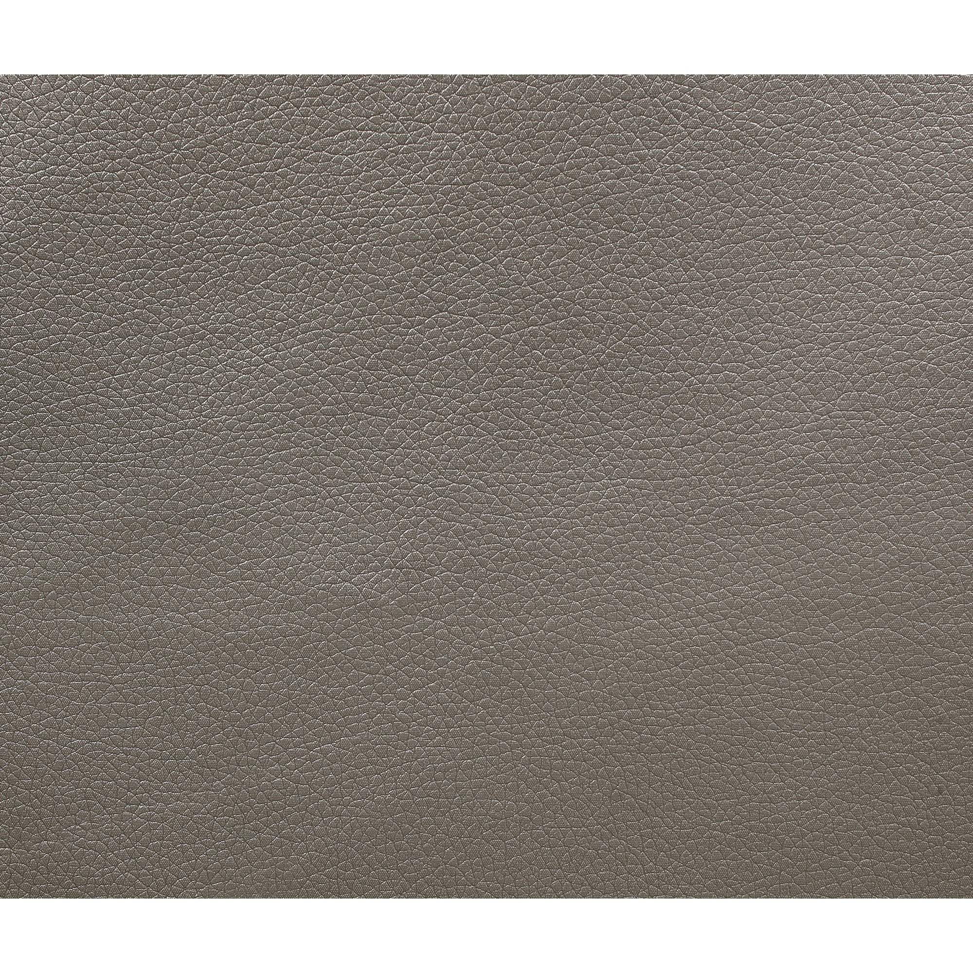 Silver Champagne Tone Queen Bed Padded Headboard Padded Footboard Mirror Trim Accents - Homeroots - Flyclothing LLC