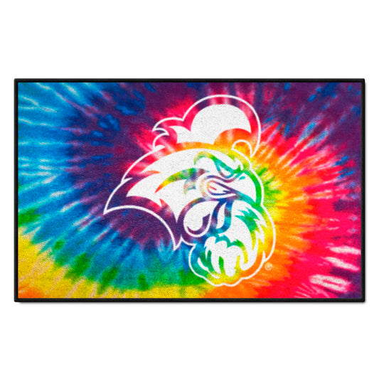 Coastal Carolina Chanticleers Tie Dye Starter Mat Accent Rug - 19in. x 30in. - Coastal Carolina