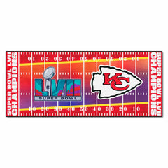Kansas City Chiefs Super Bowl LVII Football Field Runner - Kansas City Chiefs