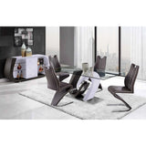 White And Grey Multi Tone Buffet With 3 Drawers - Homeroots - Flyclothing LLC