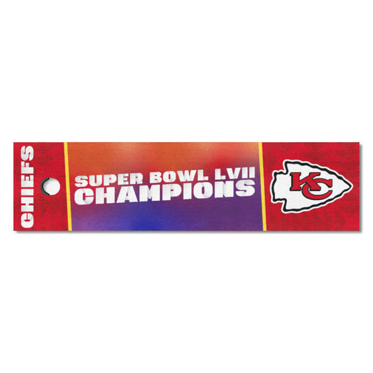 Kansas City Chiefs Super Bowl LVII Putting Green Mat - Kansas City Chiefs