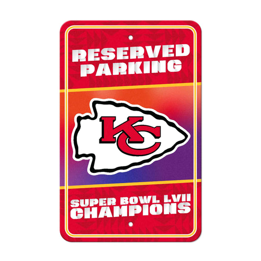 Kansas City Chiefs Super Bowl LVII Parking Sign - Kansas City Chiefs