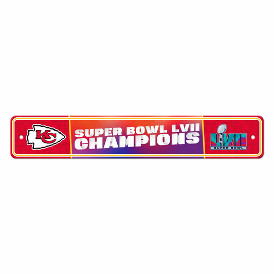 Kansas City Chiefs Super Bowl LVII Street Sign - Kansas City Chiefs
