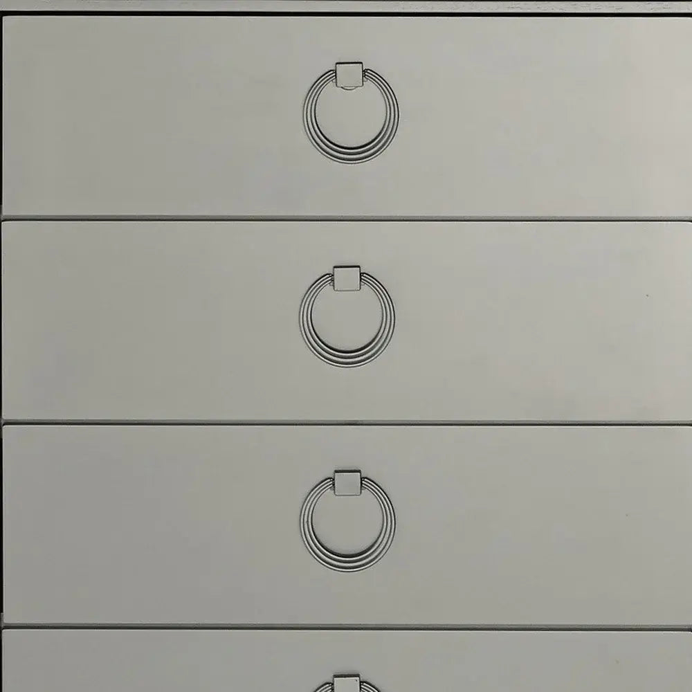 33" Silver Solid Wood Mirrored Five Drawer - Homeroots - Flyclothing LLC