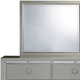 58" Silver Solid Wood Six Drawer Double Dresser - Homeroots - Flyclothing LLC