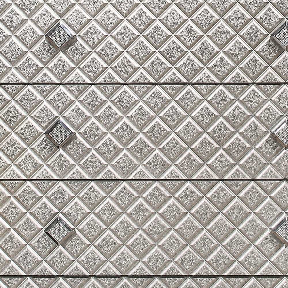 Champagne Toned Chest With Tapered Acrylic Legs And 5 Drawers - Homeroots - Flyclothing LLC