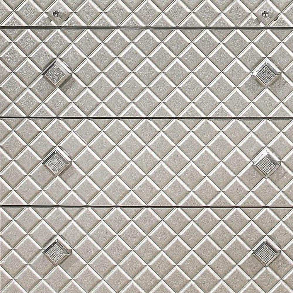 Champagne Toned Dresser With Tapered Acrylic Legs And 2 Jewelry Drawers - Homeroots - Flyclothing LLC