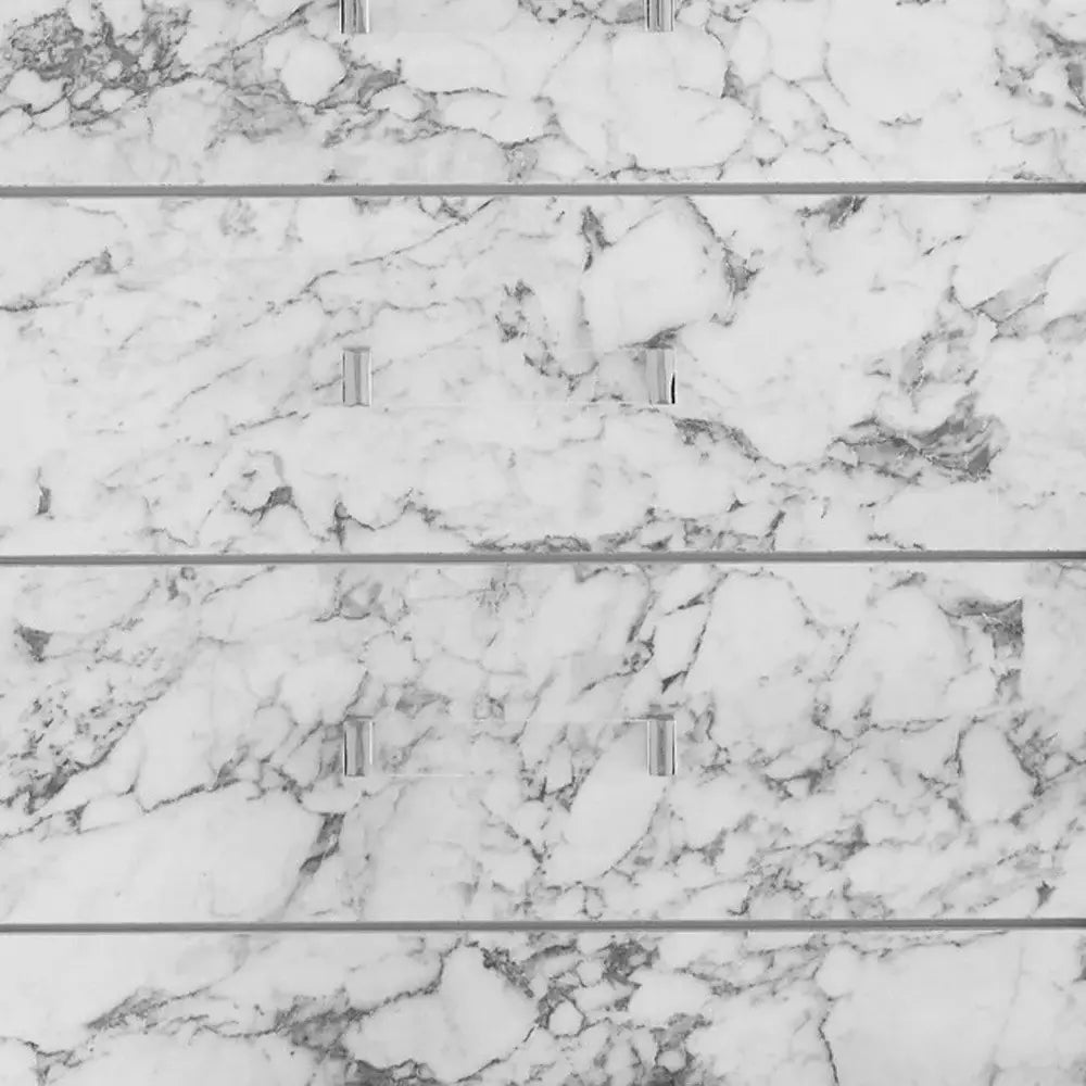 Modern White Chest With 5 Faux Marble Detailed Front Drawer. - Homeroots - Flyclothing LLC