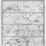 Modern White Chest With 5 Faux Marble Detailed Front Drawer. - Homeroots - Flyclothing LLC