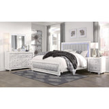 Modern White Dresser With 7 Faux Marble Detailed Front Drawer. - Homeroots - Flyclothing LLC