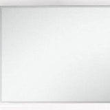 34" White Dresser Wood Mirror - Homeroots