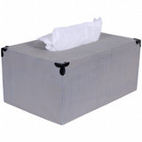 Rustic Gray Mango Wood Rectangular Tissue Holder - Homeroots