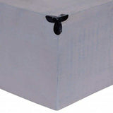 Rustic Gray Mango Wood Rectangular Tissue Holder - Homeroots - Flyclothing LLC