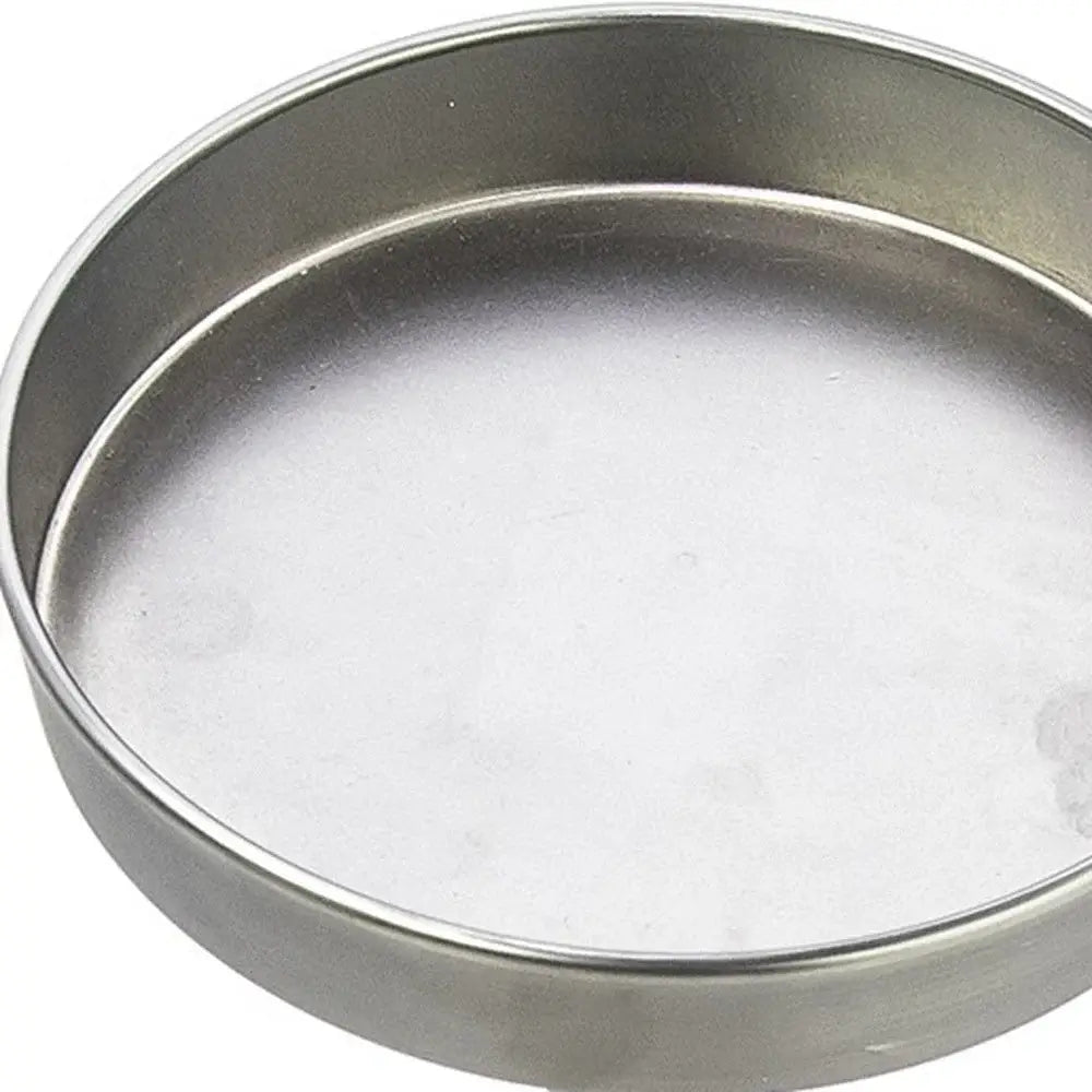 Brushed Silver Finish Drink Size Accent Table - Homeroots - Flyclothing LLC