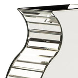 Curvy Art Deco Style Mirrored Vase - Homeroots - Flyclothing LLC