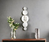 Silver and Clear Modern Bling Mirrored Wall Sconce - Homeroots