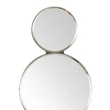 Silver and Clear Modern Bling Mirrored Wall Sconce - Homeroots - Flyclothing LLC
