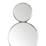 Silver and Clear Modern Bling Mirrored Wall Sconce - Homeroots - Flyclothing LLC