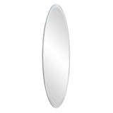 Oval Shaped Frameless Mirror - Homeroots