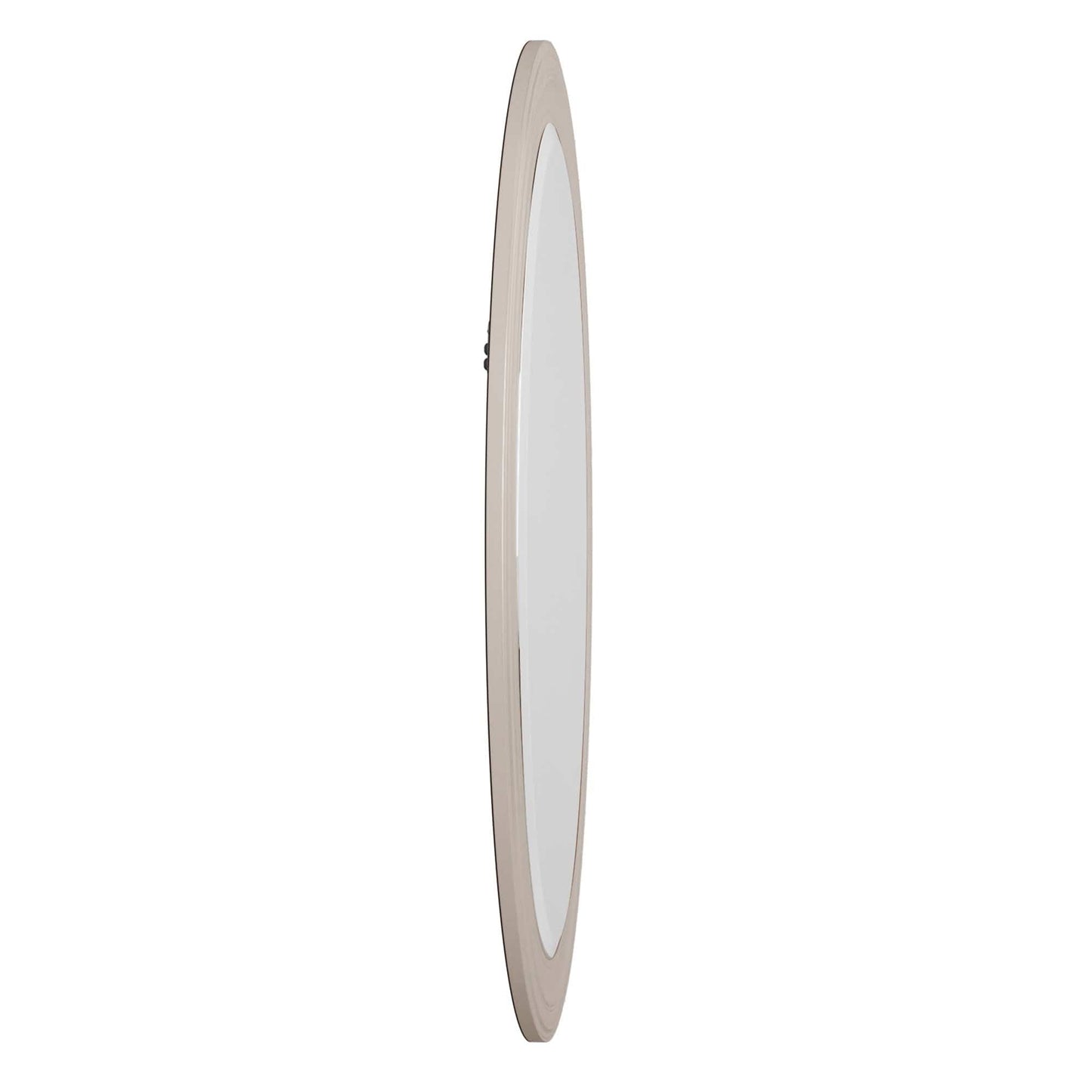 33" Silver Oval Framed Accent Mirror - Homeroots - Flyclothing LLC