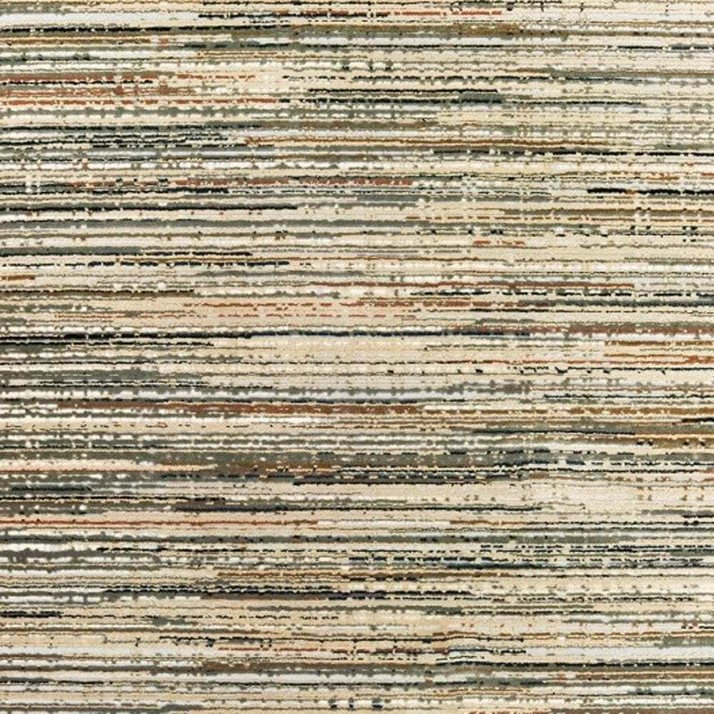 3' X 6' Ivory Sage Abtract Lines Indoor Area Rug - Homeroots - Flyclothing LLC