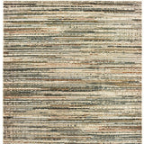 6' X 9' Ivory Sage Abtract Lines Indoor Area Rug - Homeroots