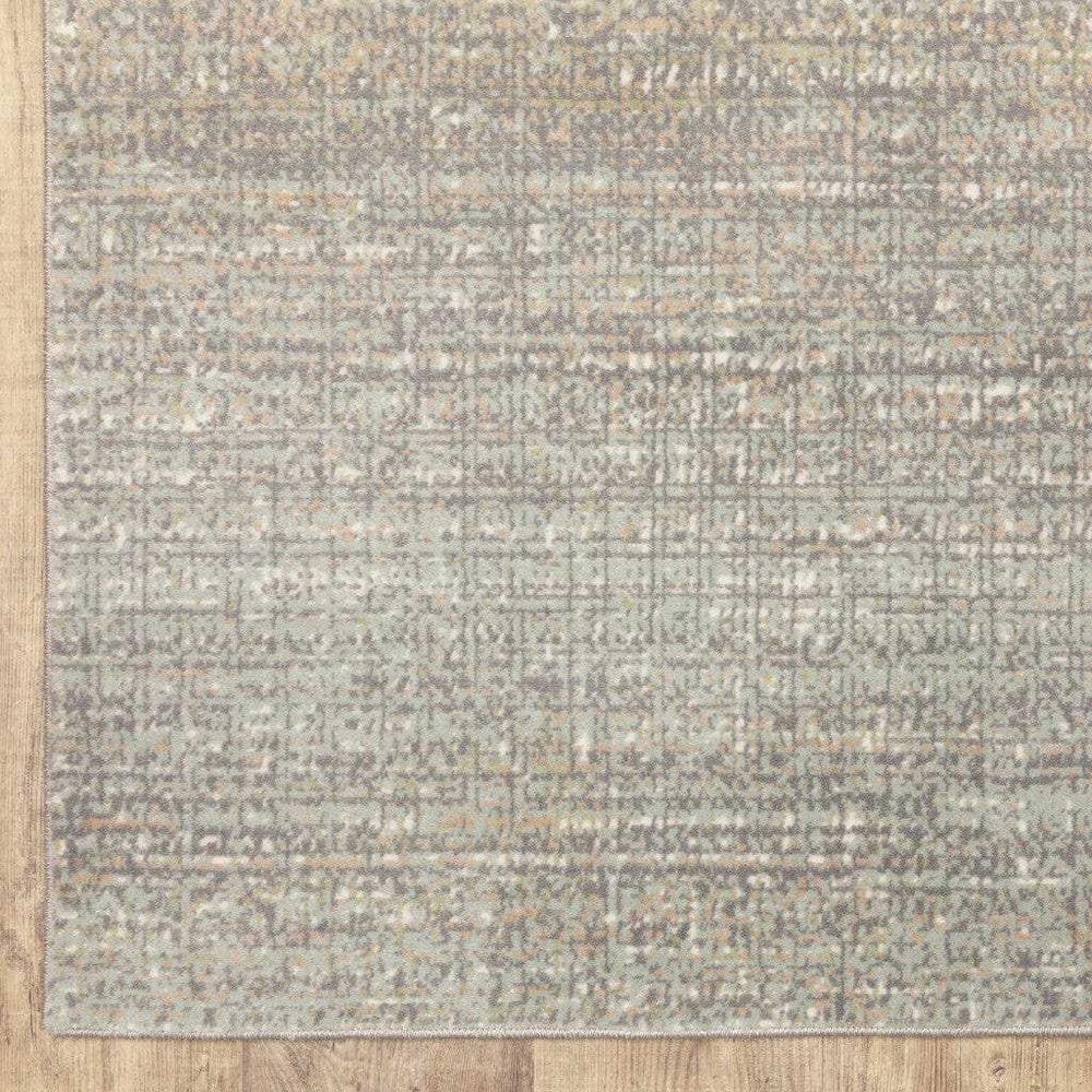 9' X 12' Gray Green Abstract Confetti Indoor Area Rug - Homeroots - Flyclothing LLC