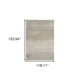 9' X 12' Gray Green Abstract Confetti Indoor Area Rug - Homeroots - Flyclothing LLC