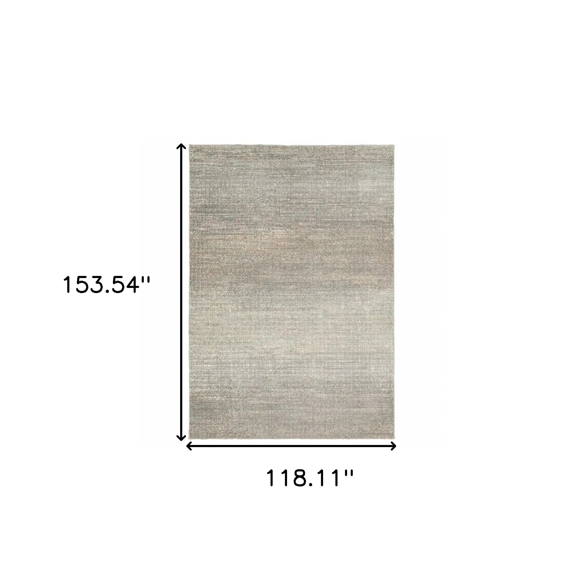 9' X 12' Gray Green Abstract Confetti Indoor Area Rug - Homeroots - Flyclothing LLC
