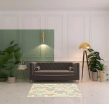 3' X 6' Ivory Multi Neutral Tone Scratch Indoor Area Rug - Homeroots - Flyclothing LLC