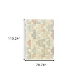 6' X 9' Ivory Multi Neutral Tone Scratch Indoor Area Rug - Homeroots - Flyclothing LLC