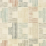 9' X 12' Ivory Multi Neutral Tone Scratch Indoor Area Rug - Homeroots