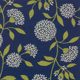 Blue and Green Floral Indoor Outdoor Area Rug - Homeroots
