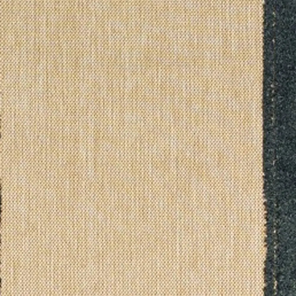 2' X 8' Beige and Black Indoor Outdoor Area Rug - Homeroots - Flyclothing LLC