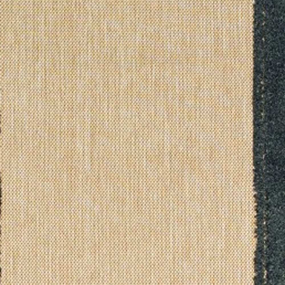 2' X 8' Beige and Black Indoor Outdoor Area Rug - Homeroots - Flyclothing LLC
