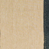 2' X 8' Beige and Black Indoor Outdoor Area Rug - Homeroots