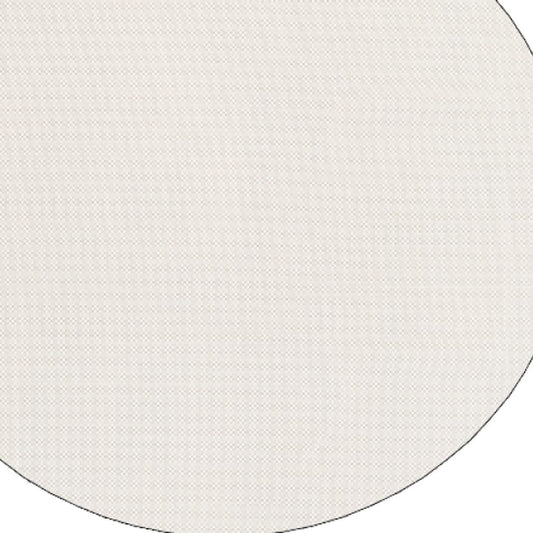 6" Round Beige Non Sip Rug Pad - Homeroots