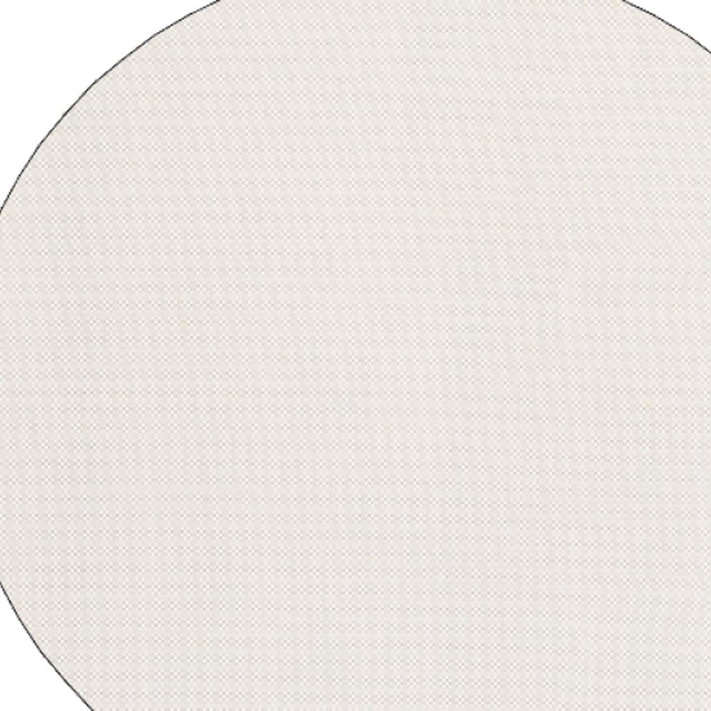 8" Round Beige Non Slip Rug Pad - Homeroots - Flyclothing LLC